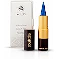 SoulTree Ayurvedic Kajal | Mood Indigo Kajal 006 | Blue Shade | Enriched with 100% Organic Ghee, Almond Oil & Camphor | Soothe, Cool & Nourish Eyes | 3gm