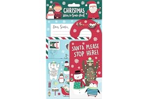 PAPER PROJECTS Christmas Letter to Santa Pack | Also Includes Door Hanger, Stickers, and Envelope | Perfect for Christmas