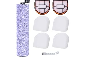 Fixbetter Juego de accesorios para Shark WDB1F2 para aspiradora HydroVac XL 3 en 1 (1 cepillo de rodillo + 2 filtros + 4 filtros + 4 filtros + 1 cepillo de limpieza)