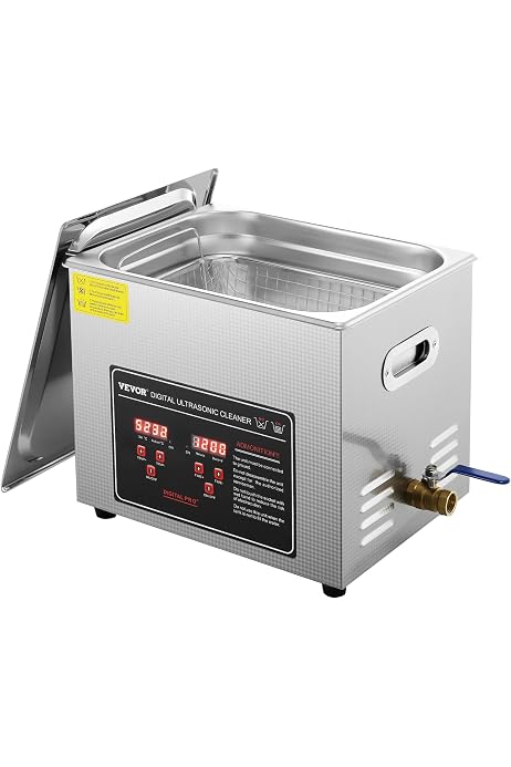 Lot De 3 Paniers Pour Nettoyeur Ultrasons - Acier Inox 304, Couvercle Verrouillable, Tailles Différentes