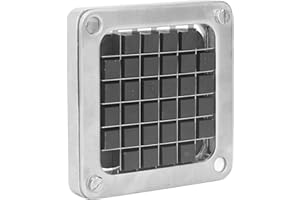 AUNMAS Cuchilla de Repuesto de Acero Inoxidable para Cortador de Patatas Fritas, Picadora Comercial de Patatas, Cuchilla Picadora, Comercial de Verduras, Cortadora de Frutas