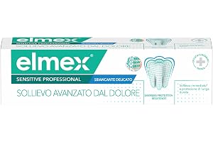 elmex Tandkräm Sensitive Professional Whitening 75 ml I Omedelbar och hållbar Relief I Återställ Naturliga Vita Tänder Profes