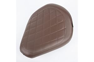 FAYEDENICY Motorrad Cruiser Ersatzsitze vorne Fahrer Fahrersitzbezug Kissen Schabracke weiches Leder für Rebel CMX 500 300 CMX300 CMX500 Rebel500 Rebel300 2017 2018 2019 2020 2021 2022 2023(Front-Braun)