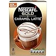 Nescafe Nestle Gold Caramel Latte, Ground - Pack Of 8 Mugs (136 Gram, Box)