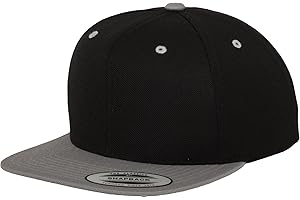 Flexfit Unisex Classic Snapback 2-Tone Cap, Damen und Herren Kappe, erhältlich in 17 Farben, Einheitsgröße