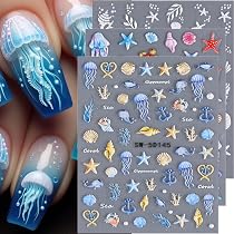 Hebterrka 3D Nagelsticker Frühlingsdesign – 12 Blatt Selbstklebend Mit Gänseblümchen, UV-härtend & Langlebig