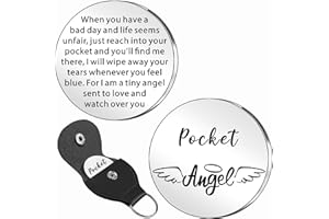 SDOFY Guardian Angel Pocket Hug Token Pocket Angel Gifts for Friends Her Him Inspirational Gifts for Women Men