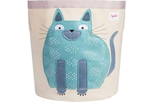 3 Sprouts - Storage Bin - Blue Cat