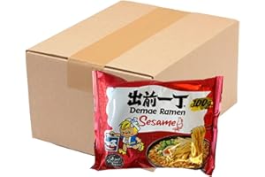 EDE GROUP Demae Ramen Noodles Sesame Oil Flavour Pack 30 (100g Each) - Instant Nissin Noodles Authentic Asian Ramen