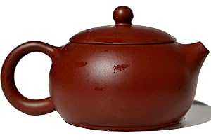 Yxhupot Czajniczek Chiński Yixing Oryginalny DaHongPao Clay Red Xishi Doniczki Filtr kulkowy (240 ml)