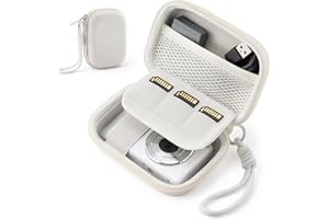 TYSORETY Digitalkamera Tasche Kompatibel mit CAMKORY/Kodak PIXPRO/Lecran/VAHOIALD/Canon IXUS 285 HS, Kleine Reisekameras Aufbewahrungshalter mit Netztasche für Zubehör SD-Karte