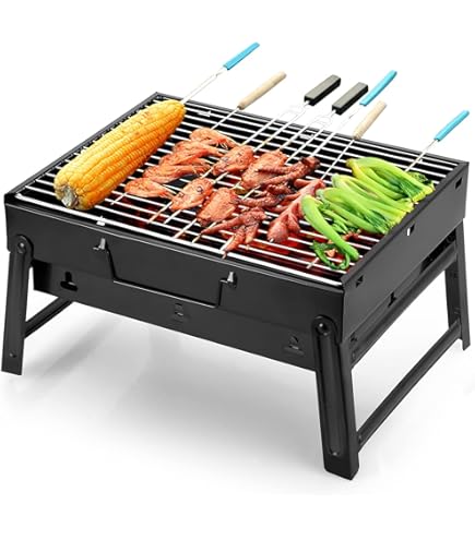 Barbecue Fornacella A Carbonella - Griglia In Acciaio, Compatto