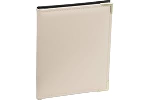 Kenro APL Photo Albums (Pack of 1) - 7.5x5 Photo Album (19cm x 13cm) for 36 Photos. Portrait Photo Album with Gilt Corners & Protective Cover. Ivory Leather Look Photo Album, Carlton Series - APL151