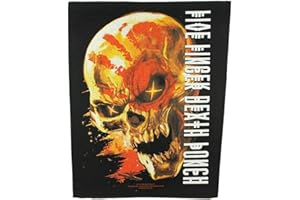 5FDP Five Finger Death Punch Justice Backpatch Black