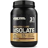 Optimum Nutrition ON Gold Standard 100% Isolate Pure Whey Protéine, BCAAs et Glutamine d'Origine Naturelle, Avant et Après En