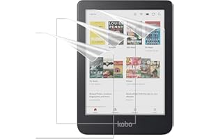 MoKo 3-Pack Screen Protector for Kobo Clara Colour 6" 2024/Kobo Clara BW 6" 2024/Kobo Clara 2E 6" 2022, Anti-Glare Premium PET Protective Film Full-Coverage Matte Screen Protector