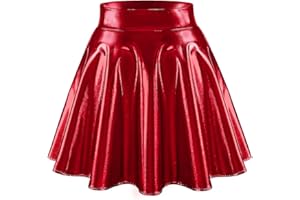 bridesmay Damska mini spódniczka letnia krótka spódniczka skaterka uczennica anime spódnica