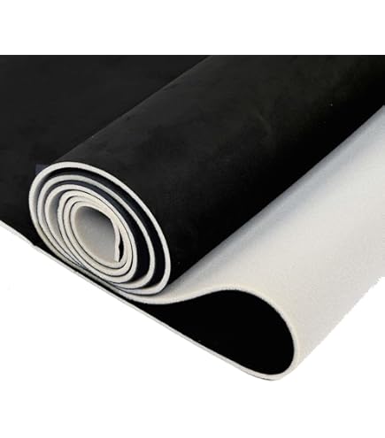 Tissu Ciel De Toit - Vendu Au Mètre - Aspect Daim - En Cuir Synthétique - Avec Dos En Mousse De 4 Mm - Revêtement Intérieur - Réparation De Tissu De Voiture