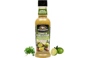 INA PAARMAN'S KITCHEN Ina Paarman | Lime & Coriander Salad Dressing | 300ml | Award Winning | Exotic Mexican Flavour | Pairs with Salads, Veggies, Chops | Marinade | Rich Texture | Lime & Coriander Salad Dressing