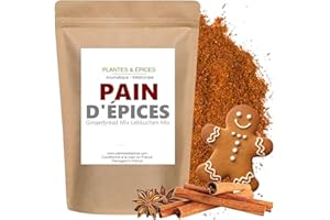 P&E Plantes & Epices - Mélange Pain d'épices 100% Naturel - Sachet Fraîcheur hermétique Refermable (100g)