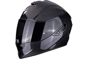 Scorpion Kask motocyklowy Exo 1400 Air Carbon Solid, czarny/Noir, rozmiar S, 14-261-100-03