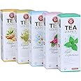 Teekanne Tealounge Kapseln - Kräutertee Sortiment mit 5 Sorten (40 Kapseln)