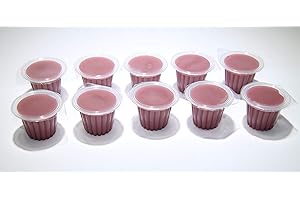 ONLINE REPTILE SHOP Jelly Fruit Pots Reptile Food - Protein Jelly Fruit Cups for Lizards, Gecko, Insects, Birds, Parrots - Bulk Packs (Calcium, 10)