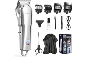 SEJOY Maszynka do strzyżenia włosów dla mężczyzn, bezprzewodowy zestaw do pielęgnacji włosów, profesjonalny trymer do włosów, trymer do brody, ładowalna fryzura do domu, dla mężczyzn, kobiet, dzieci,