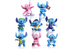Gxhong Geburtstag Party Kuchen Dekoration, 8 Pcs Anime Mini Figurens Set, Theme Geburtstags Party liefert, Cartoon Geburtstag Cake Toppers, Kuchen Dekoration Supplies