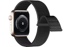 Lobnhot kompatibel mit Apple Watch Armband 44mm 40mm 38mm 42mm 41mm 45mm 46mm, Nylon Sport Armband für iWatch SE Series 10 9 8 7 6 5 4 3 2 1