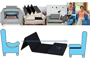 THEWHITEWATER LIMITED TheWhiteWater – Sofa Seat Support Boards – Sagging Rejuvenator Two Seaters (Black – 100 x 50 cm) Armchair Couch Saver | Wood Bars Slates – Seat Under Cushion (Black, Two Seater)