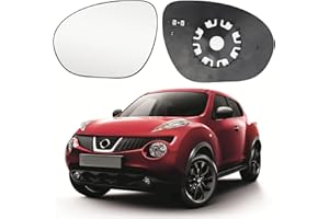 JINSENTGG Verre de Rétroviseur Remplacement pour Nissan Juke 2010-2014, Rétroviseur Extérieur Réglable Adapté, Verre de Recul Miroir (Gauche)