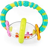 Bright Starts Grab & Spin Rattle and Teether Toy