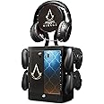 Numskull Official Assassins Creed Gaming Locker & Storage Stand – Holds 10 Games/DVDs, 4 Controllers, Headset, and Accessories – Durable & Compact Organizer – Official Assassins Creed Merchandise