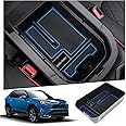 Ruiya Centre Console Storage Box Compatible with Toyota RAV4 2019-2023 2024, Centre Armrest Storage Box RAV4 Armrest Organiser Tray Centre Armrest Glove Box RAV4 Accessories
