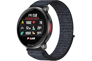 OUTPUTBT Nylon Cinturino 22mm per Polar Grit X Pro/Grit X/X2 Pro, Vantage M/M2/M3 Cinturini Sport per Polar Vantage V2/V3 per Uomo Donna