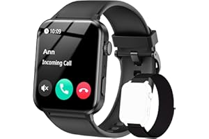IOWODO R30Pro Reloj Inteligente Hombre Mujer,Smartwatch,1.85" con Funciún Llamadas y Whatsapp Mensajes Bluetooth 5.0, 100 Mod