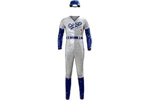 COSMOVIE Elton John Halloween Cosplay Costume Baseball Uniform Full Set