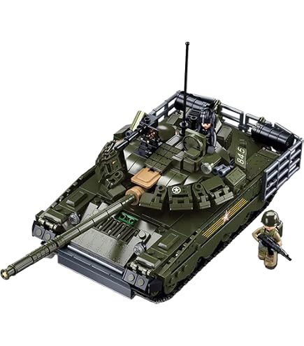 Sluban Klemmbausteine WWII Amphibienfahrzeug – 103 Teile Mit Spielfigur, Kompatibel Mit Anderen Marken