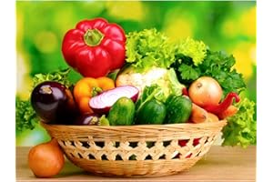 YSCOLOR Diamond Painting 2019 5D DIY Complet Diamond 2019 Main Décor À La Maison Artisanat Diamant Peinture Point De Croix Kits Fruits Et Légumes Panier Photo 30X40cm