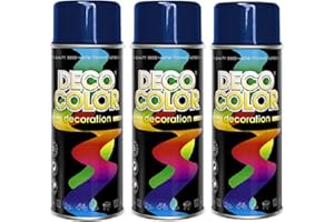 DECO COLOR Fahrzeugteile Hoffmann Pack of 6 Economy Pack DC Spray Paint Matt 400 ml in RAL Free Choice of Colours