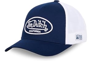 Von Dutch Casquette Homme & Femme Ajustable, Casquette Trucker LOF, Ajustable avec Strapback