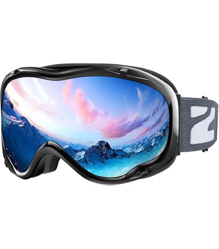 Maschera Da Sci ZIONOR X4 Con Lenti Magnetiche Doppie Sferiche – Antinebbia, UV400 E Fascia Regolabile Per Uomo E Donna