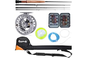 Sougayilang Freshwater Fly Fishing Rod with Reel