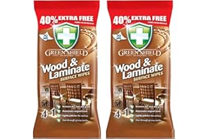 GREENSHIELD Green Shield 2 x Wood & Laminate 100 Wipes