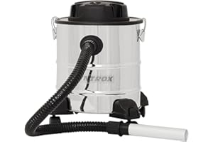 ‎SYNTROX GERMANY Syntrox Germany Edelstahl bis 20 Liter Aschesauger mit Motor Feinstaubsauger AC-1000-R Vesuv