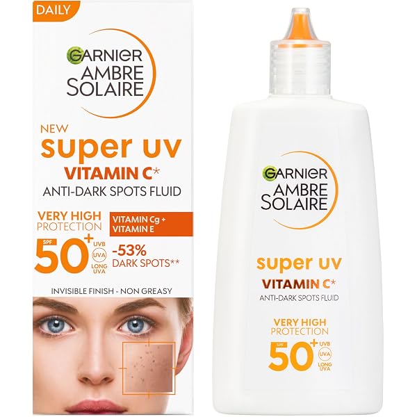 Super UV Gesichtsfluid SPF50+ – Mit Hyaluron & Vitamin E, Nicht Fettend, 40 Ml