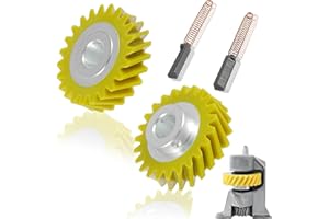 CDDCWZ Pack of 2 W10112253 Mixer Worm Gear Replacement Compatible with Whirlpool Kenmore 4162897 4161531 WPW10112253 4169830 WPW10112253VP 5K5SS 5KPM5 5K45SS (Includes Kohh)