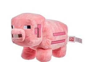 Mattel Minecraft mjuk plyschfigur från tv-spelet | Mjuka plyschfigurer, samlarleksak inspirerad av tv-spelet för barn och fan