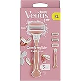 Venus Gillette ComfortGlide Spa Breeze, 3 Recambios, 3 Hojas Para Una Depilación Suave, Apurada Y Duradera